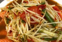 ส้มตำปลาแซลมอน ส้มตำปลาแซลม่อน